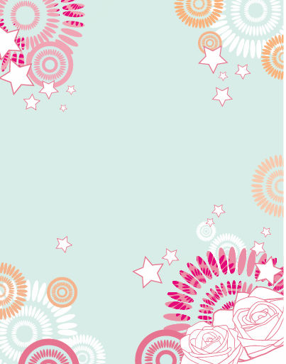 free vector Abstract Flower Vector Background